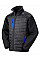 Black/Royal Compass Padded Softshell Jacket