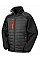 Black/Red Compass Padded Softshell Jacket