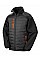 Black/Orange Compass Padded Softshell Jacket