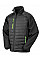 Black/Lime Green Compass Padded Softshell Jacket