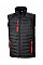 Black/Red Compass Pad Softshell Gilet