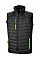 Black/Lime Green Compass Pad Softshell Gilet