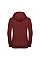 Brick Red Melange Ladies' Authentic Melange Hooded Sweat