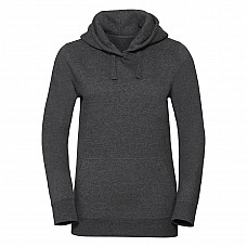 Carbon Melange Ladies' Authentic Melange Hooded Sweat