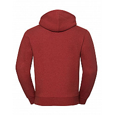 Brick Red Melange Men's Authentic Melange Hooded Sweat