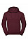 Burgundy Melange Men's Authentic Melange Hooded Sweat