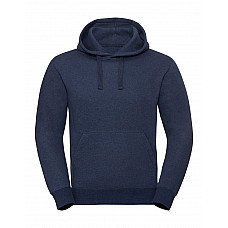 Indigo Melange Men's Authentic Melange Hooded Sweat