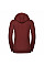 Brick Red Melange Ladies' Authentic Melange Zipped Hood Sweat