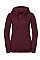 Brick Red Melange Ladies' Authentic Melange Zipped Hood Sweat