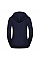 Indigo Melange Ladies' Authentic Melange Zipped Hood Sweat