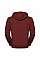 Brick Red Melange Men's Authentic Melange Zipped Hood Sweat