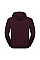 Burgundy Melange Men's Authentic Melange Zipped Hood Sweat