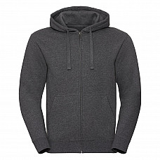 Carbon Melange Men's Authentic Melange Zipped Hood Sweat