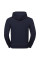 Indigo Melange Men's Authentic Melange Zipped Hood Sweat