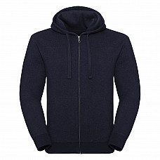 Indigo Melange Men's Authentic Melange Zipped Hood Sweat