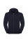 Indigo Melange Men's Authentic Melange Zipped Hood Sweat