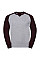 Light Oxford/Burgundy Melange Authentic Baseball Sweat