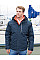 Navy Denim Texture Rugged Jacket