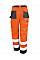 Hi Vis Orange Safety Cargo Trousers