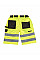 Fluro Yellow Safety Cargo Shorts