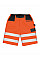 Fluorescent Orange Safety Cargo Shorts