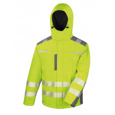 Fluro Yellow Dynamic Softshell Coat