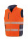 Fluorescent Orange/Navy Reversible Soft Padded Safety Gilet