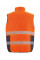 Fluorescent Orange/Navy Reversible Soft Padded Safety Gilet