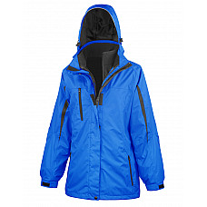 Royal/Black Women's 3-in-1 Journey Jacket with softshell inner