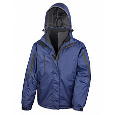 Navy/Black Men's 3-in-1 Journey Jacket with softshell inner