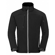 Black Men's Bionic Softshell Jacket