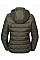 Dark Olive Ladies' Hooded Nano Jacket