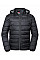 Black Men's Hooded Nano Jacket