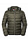 Dark Olive Men's Hooded Nano Jacket