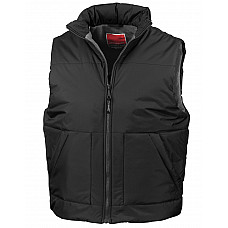 Black Fleece Lined Bodywarmer