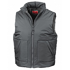 Dark Grey Fleece Lined Bodywarmer