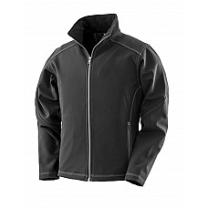 Black Women's Treble Stitch Softshell