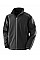 Black Men's Treble Stitch Softshell