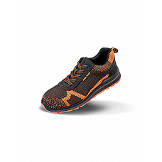 Black/Orange Unisex Hardy Safety Trainer