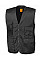 Black Safari Waistcoat