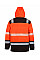 Fluorescent Orange/Black Extreme Tech Printable Softshell Safety Coat