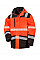 Fluorescent Orange/Black Extreme Tech Printable Softshell Safety Coat