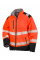 Fluorescent Orange/Black Printable Ripstop Safety Softshell