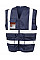 Navy Heavy Duty Polycotton Security Vest