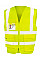 Fluoresent Yellow Heavy Duty Polycotton Security Vest