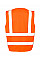 Fluoresent Orange Executive Cool Mesh Safety Vest