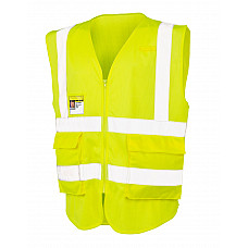 Fluoresent Yellow Executive Cool Mesh Safety Vest