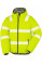 Fluoresent Yellow Recycled Ripstop Padded Safety Jacket