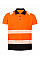 Fluoresent Orange Recycled Safety Polo Shirt