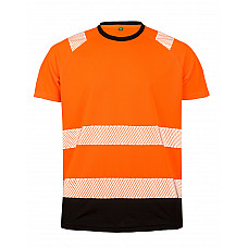 Fluoresent Orange Recycled Safety T-Shirt